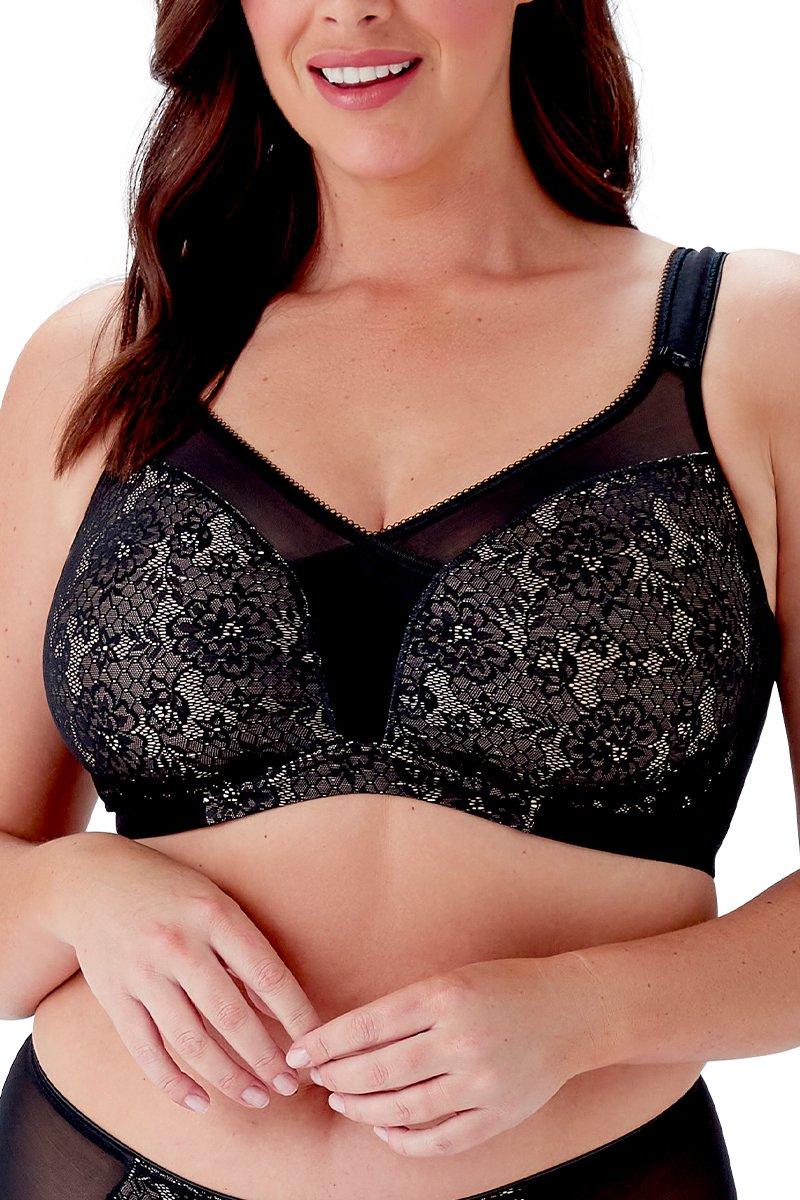 Lingerie Beauty Non Wired Minimiser Bra Black Berlei