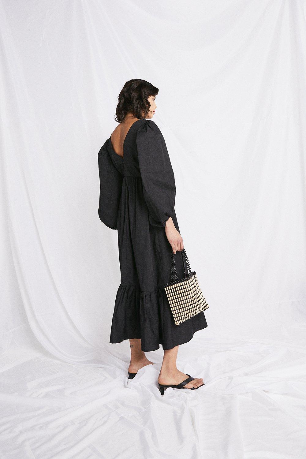 Warehouse tulip frill maxi dress sales