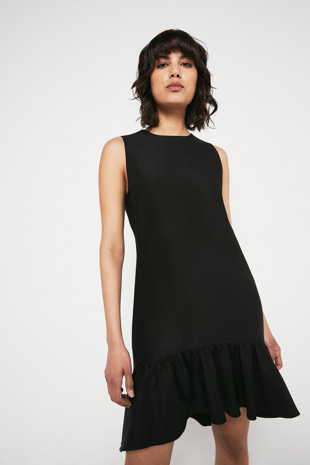 Peplum Hem Shift Dress | Warehouse