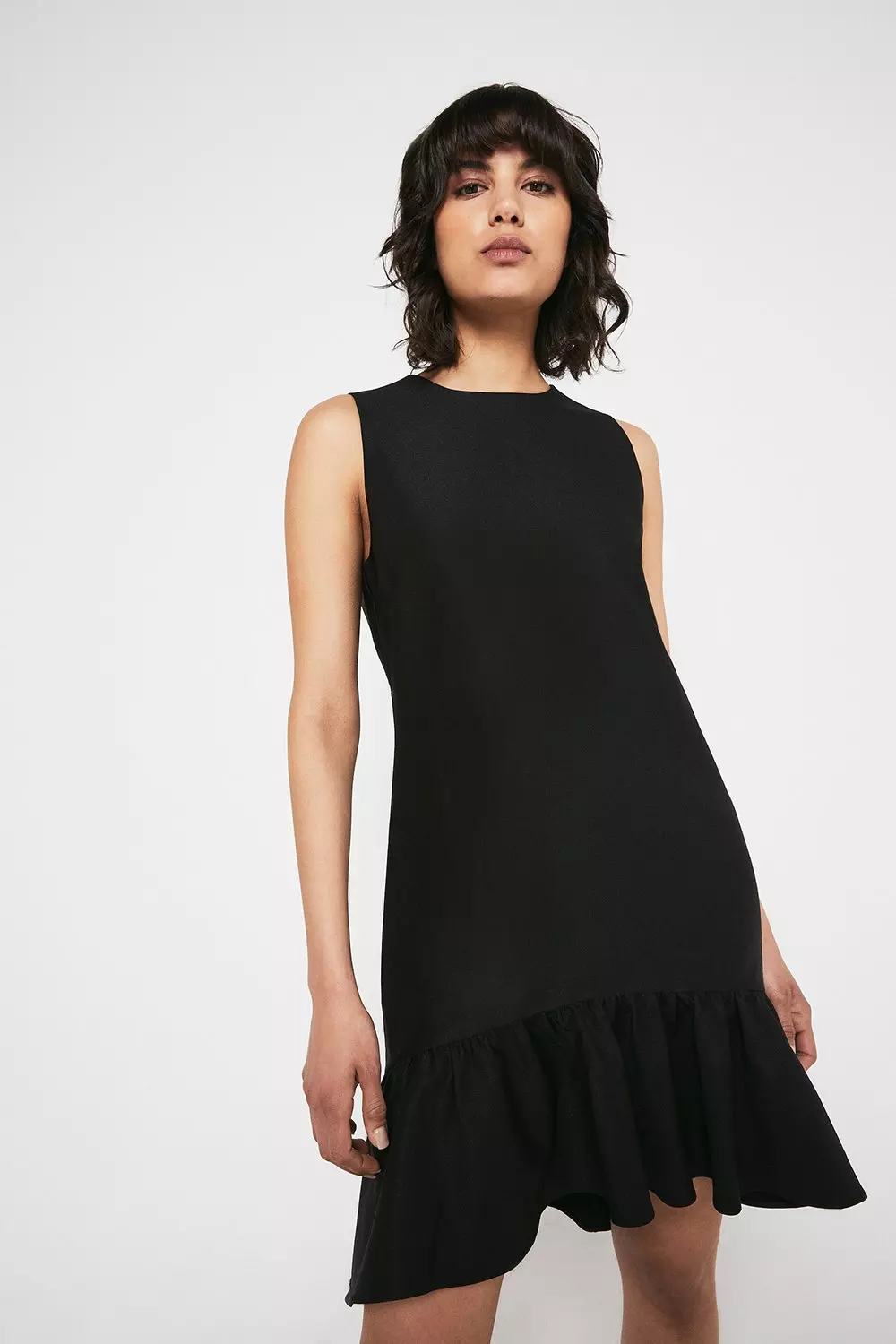 Peplum Hem Shift Dress Warehouse