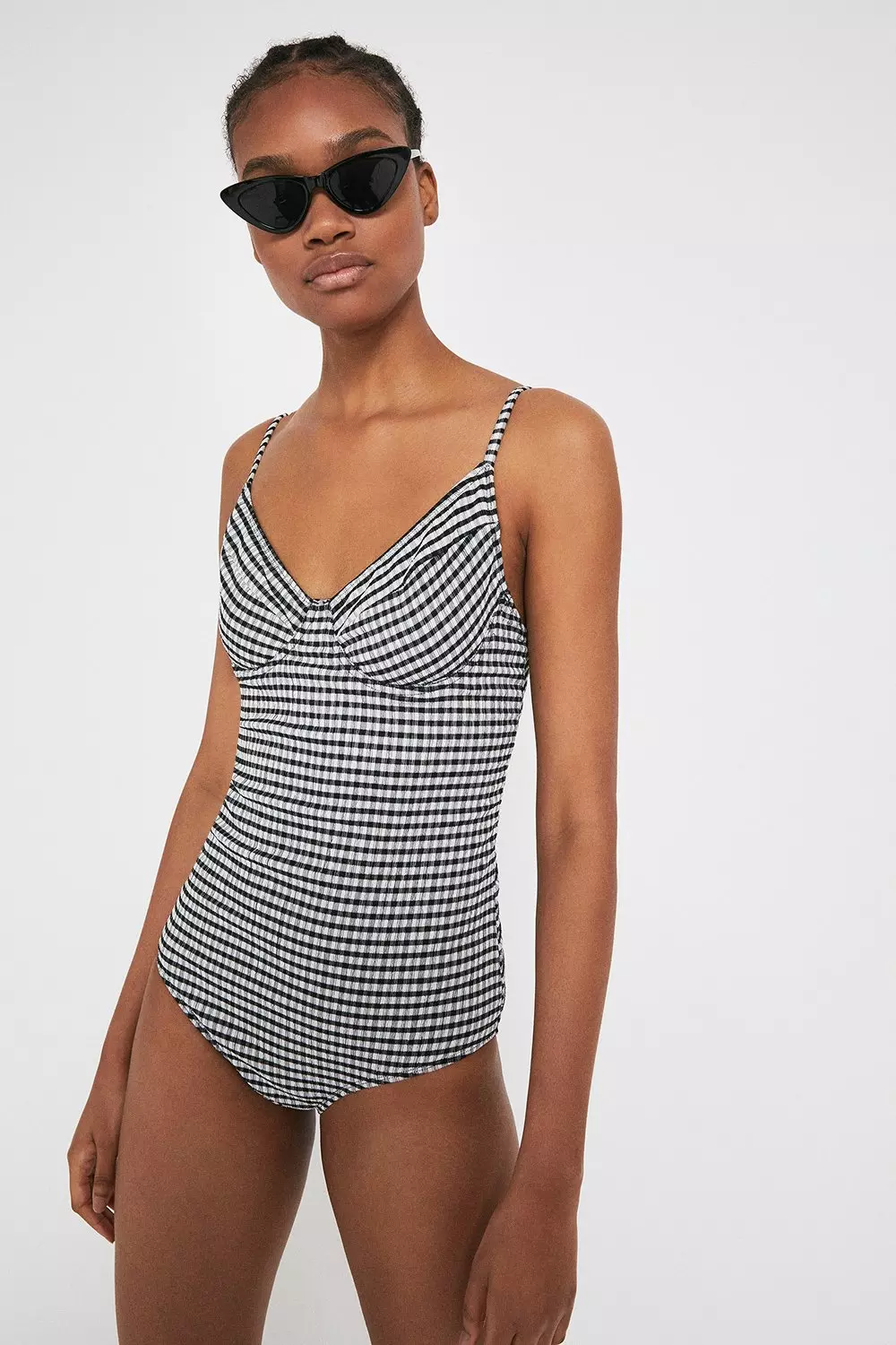 Gingham Underwire Swimsuit | Warehouse