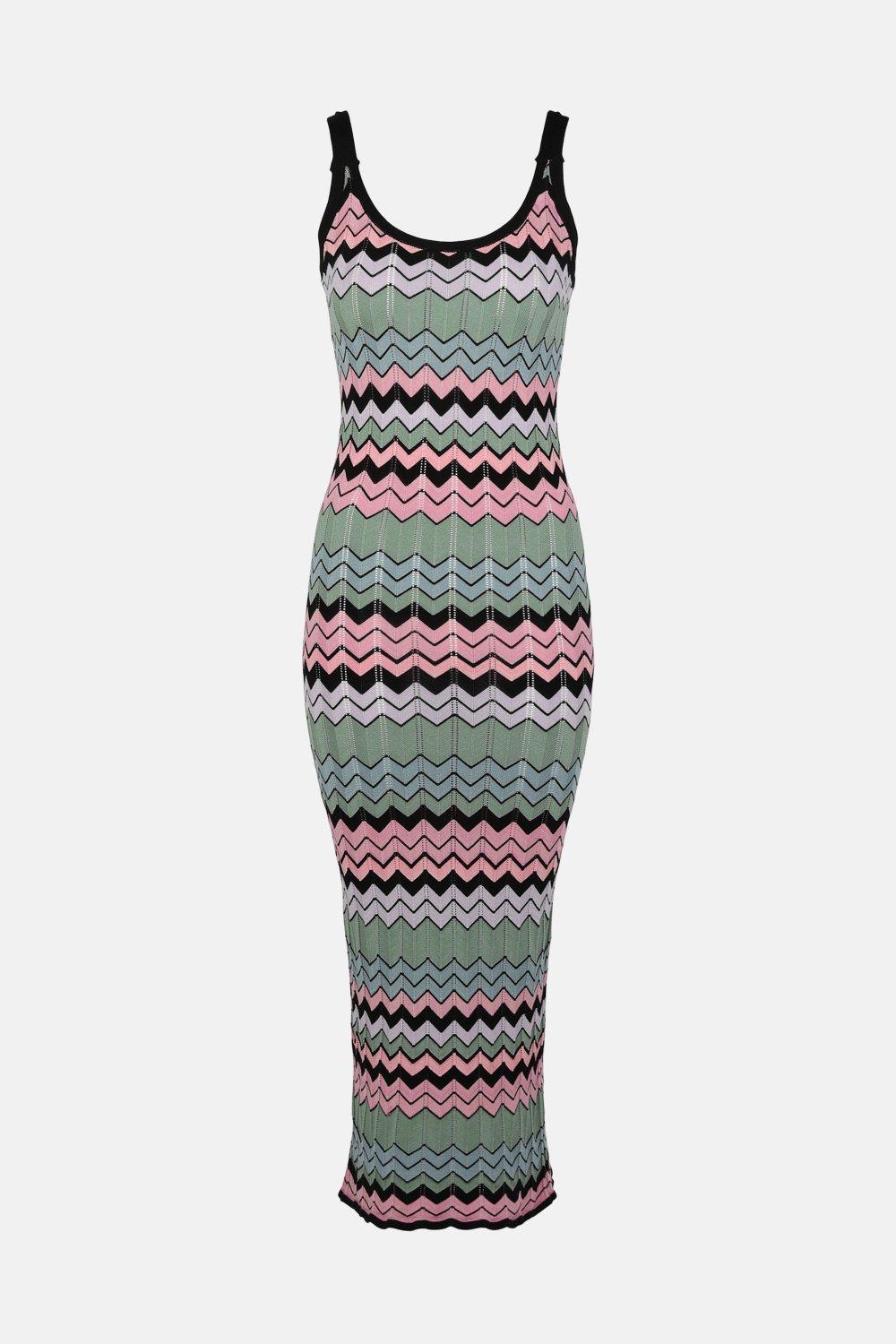 zig zag stripe dress