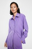 Purple Clean Tailored Shirt