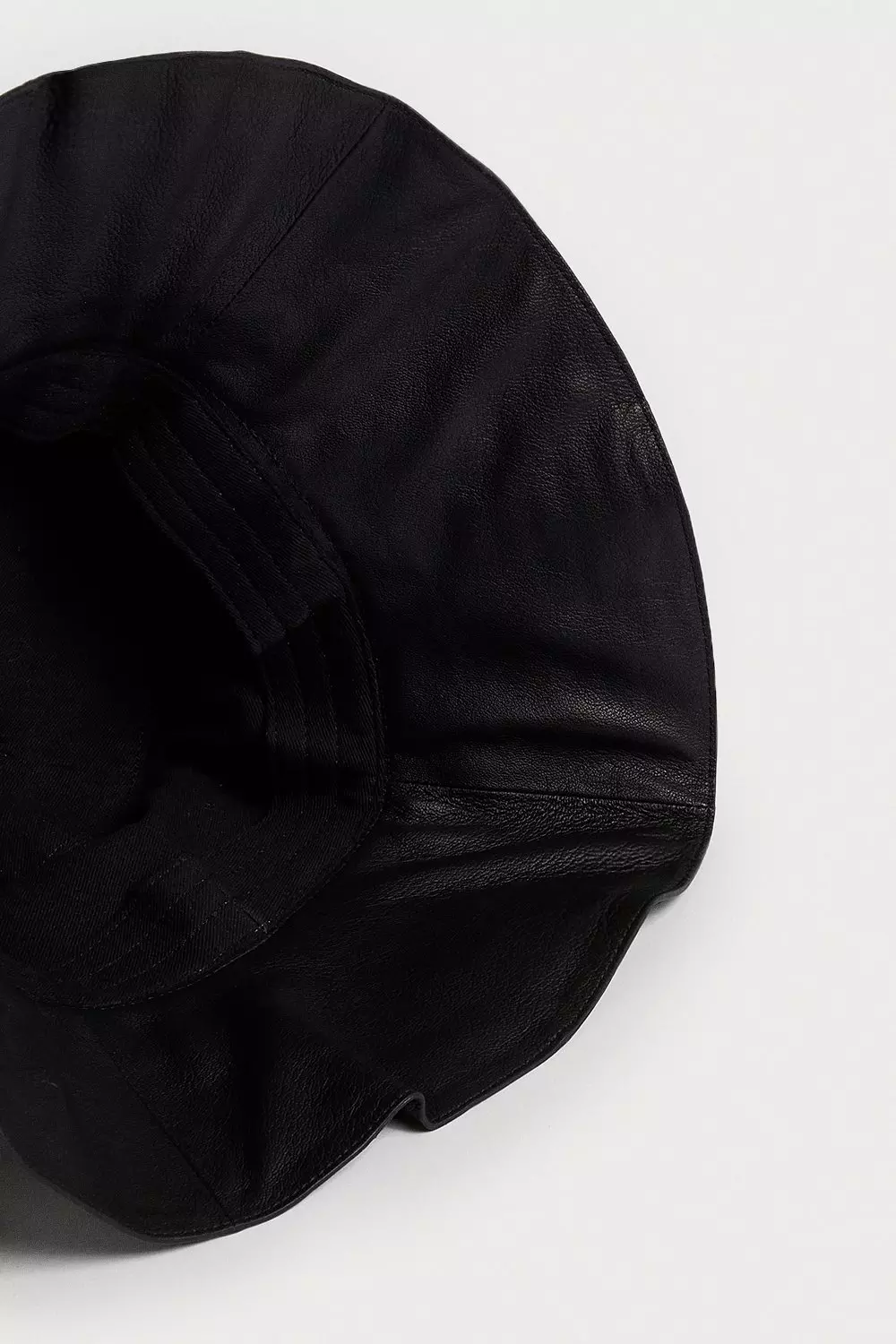 Black Leather Bucket Hat — Handy Hats