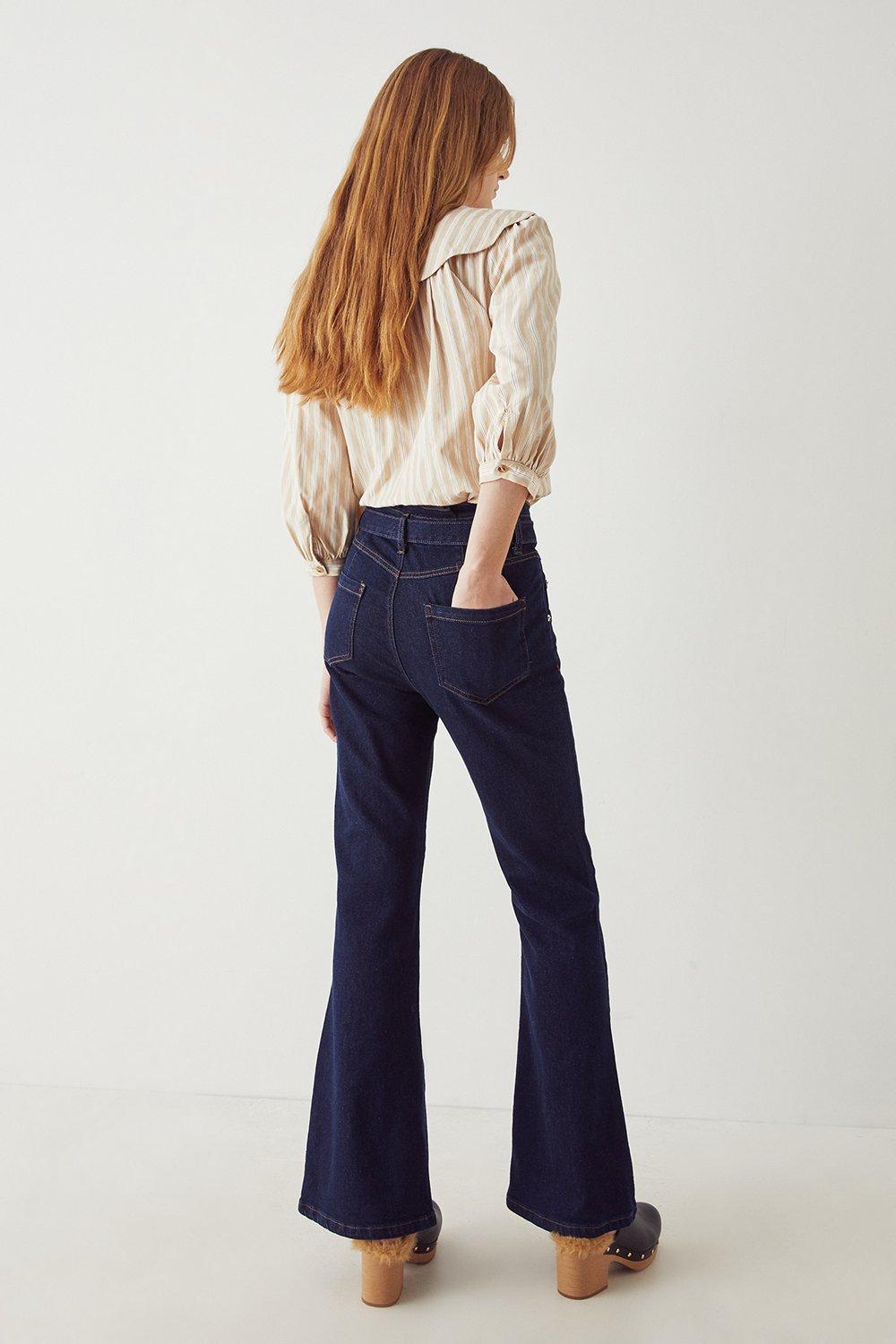 yoke flare jean wrangler