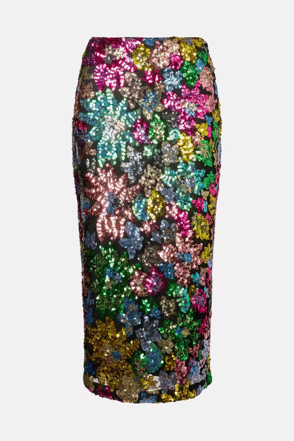 Glitter midi outlet skirt