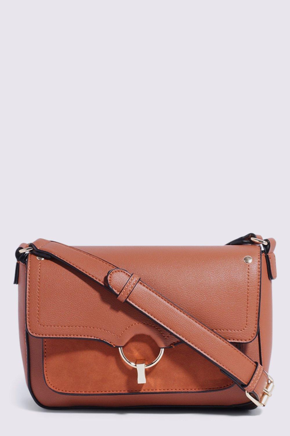 tan over the shoulder bag