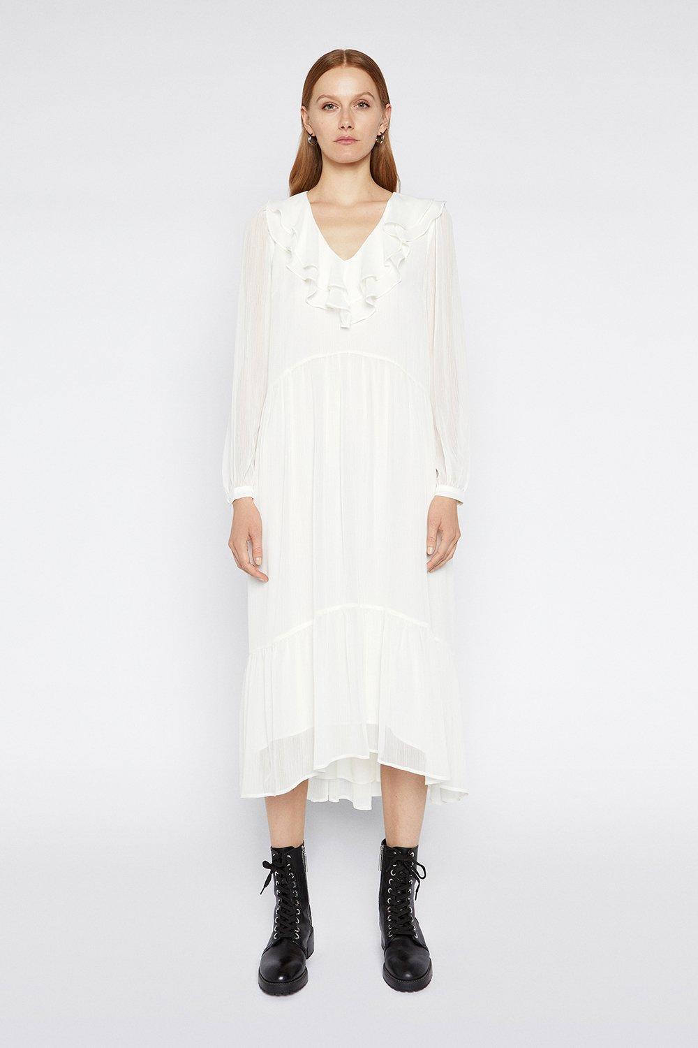 cream midi dress uk