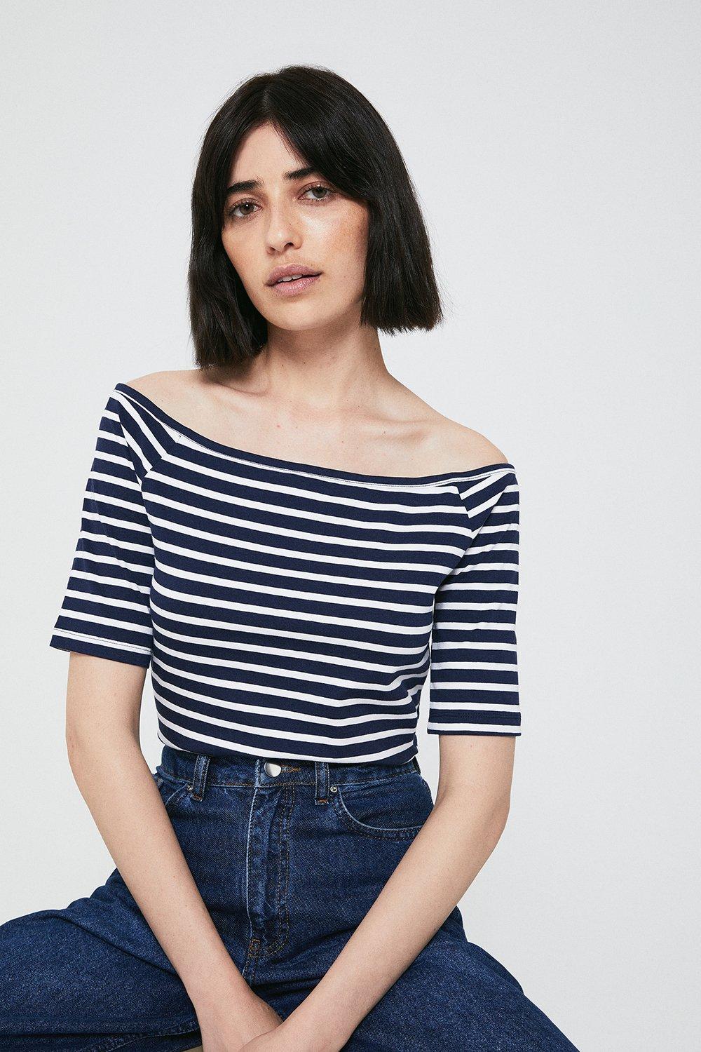warehouse striped top