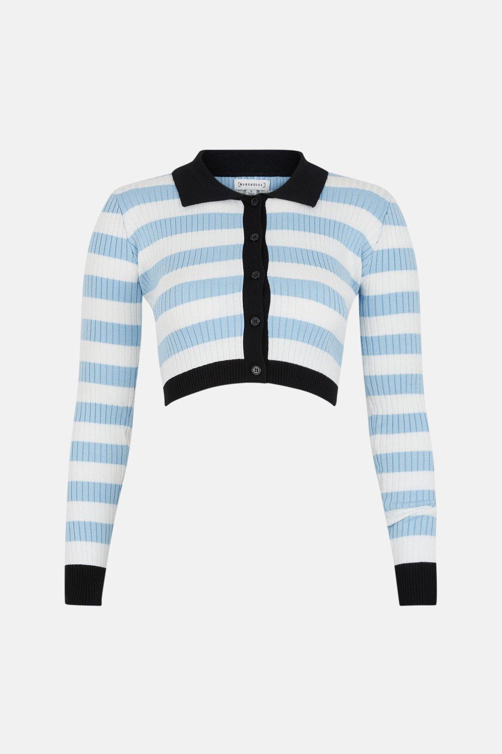 cropped polo jumper