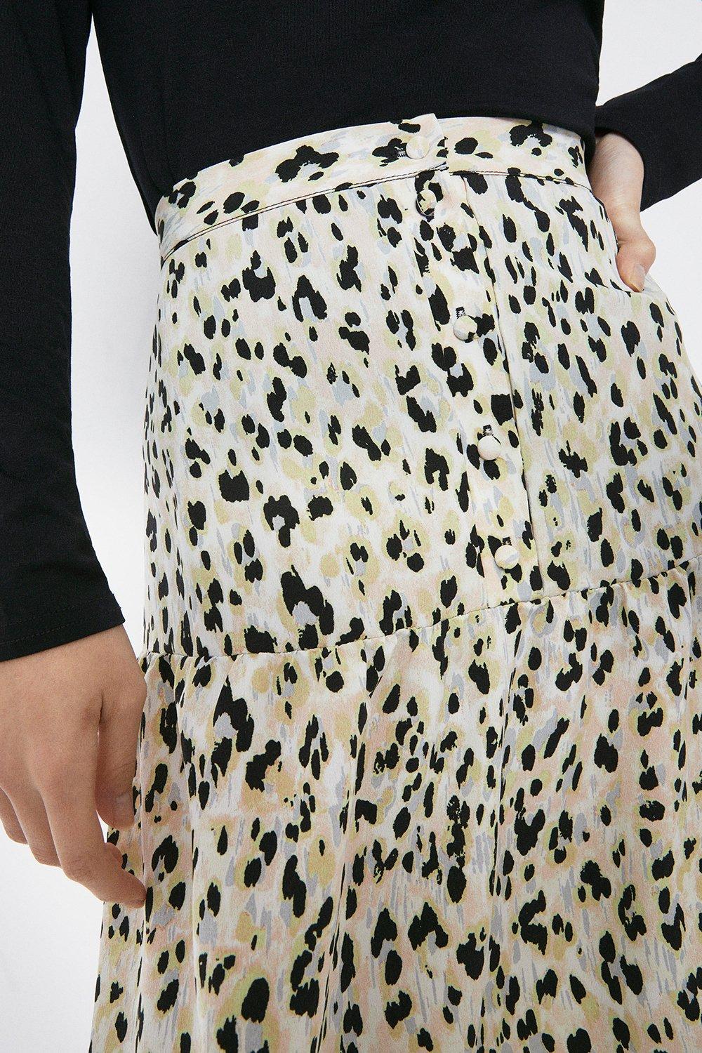 cheetah skirt xl