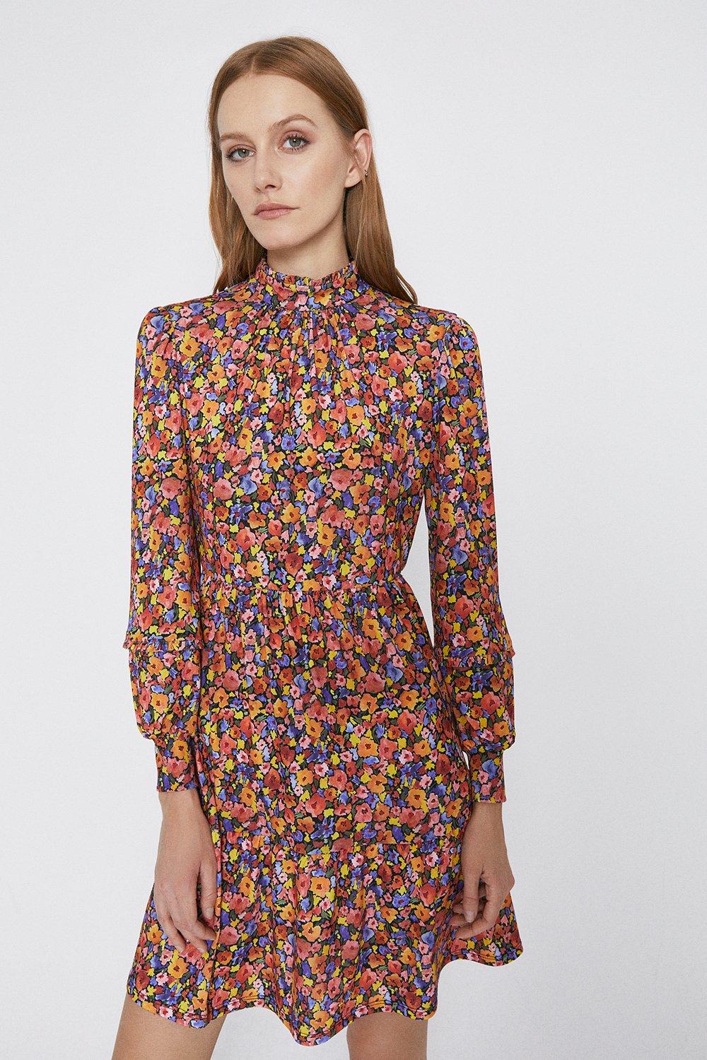 tiered short dress