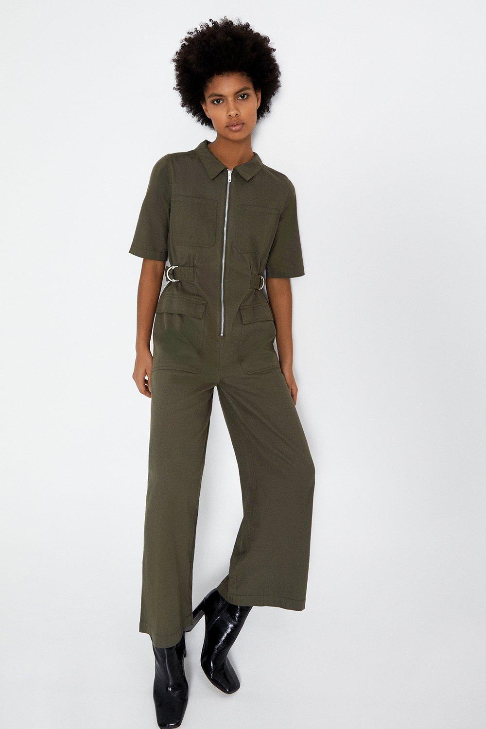 khaki jumpsuits uk