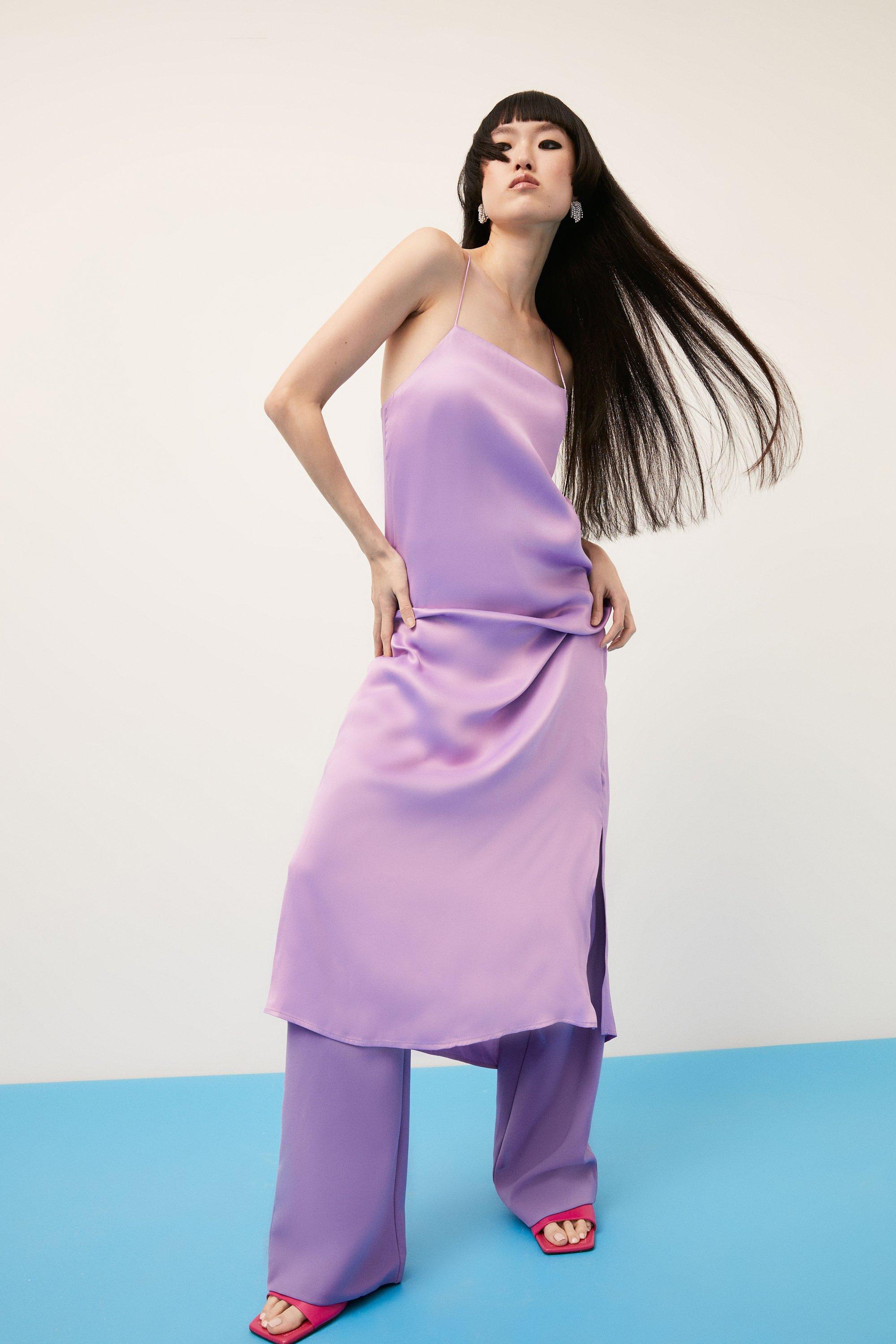 warehouse lilac dress