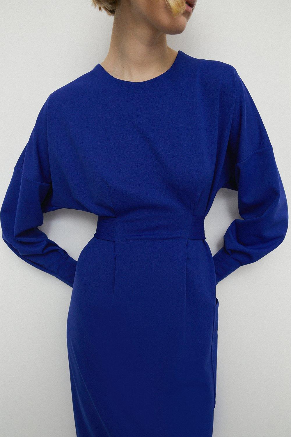 jersey batwing dress