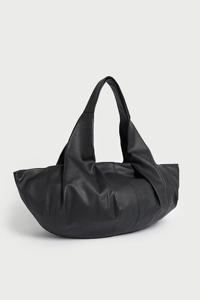 Black Crescent Moon Shoulder Bag