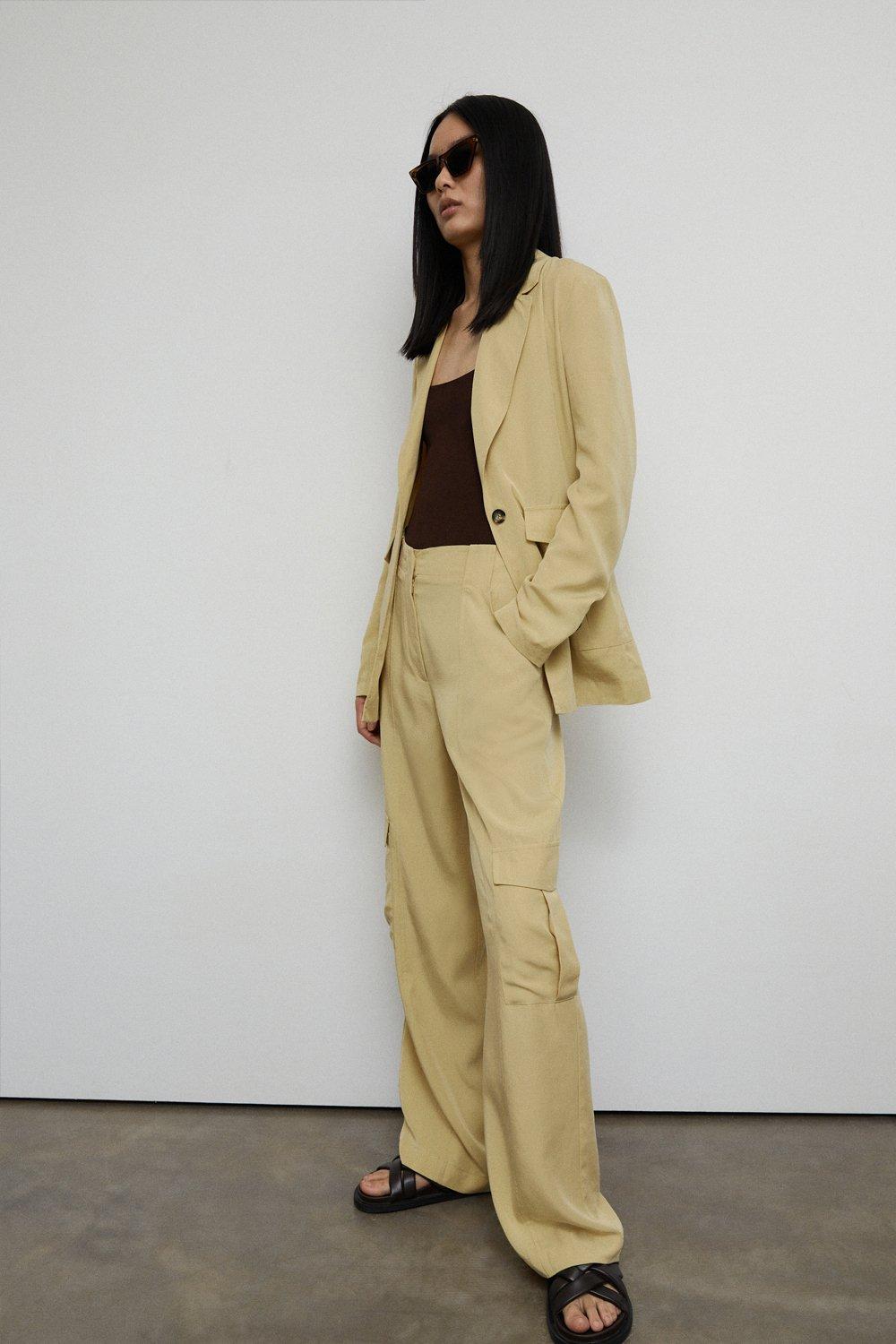 warehouse trouser suit