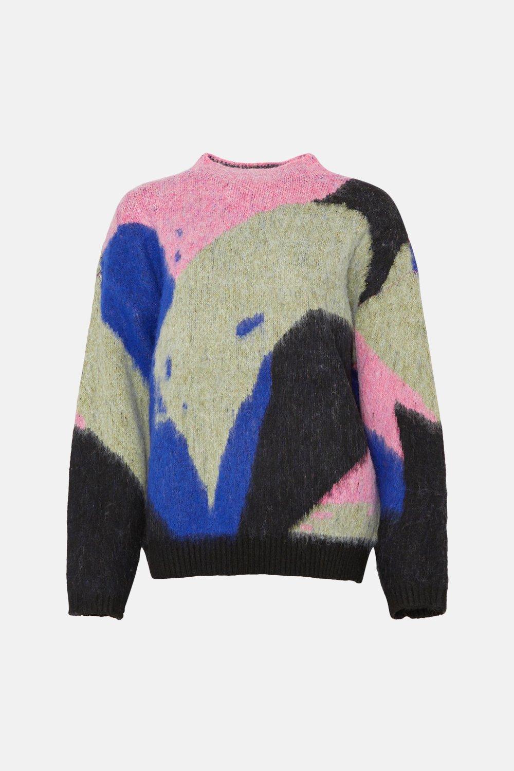 abstract knitwear