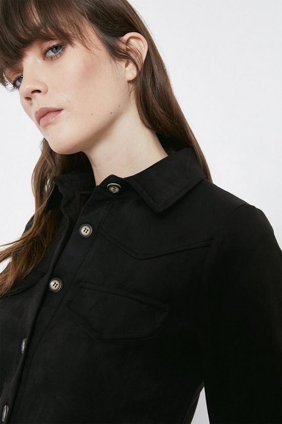 Warehouse Faux Suede Western Shirt 2