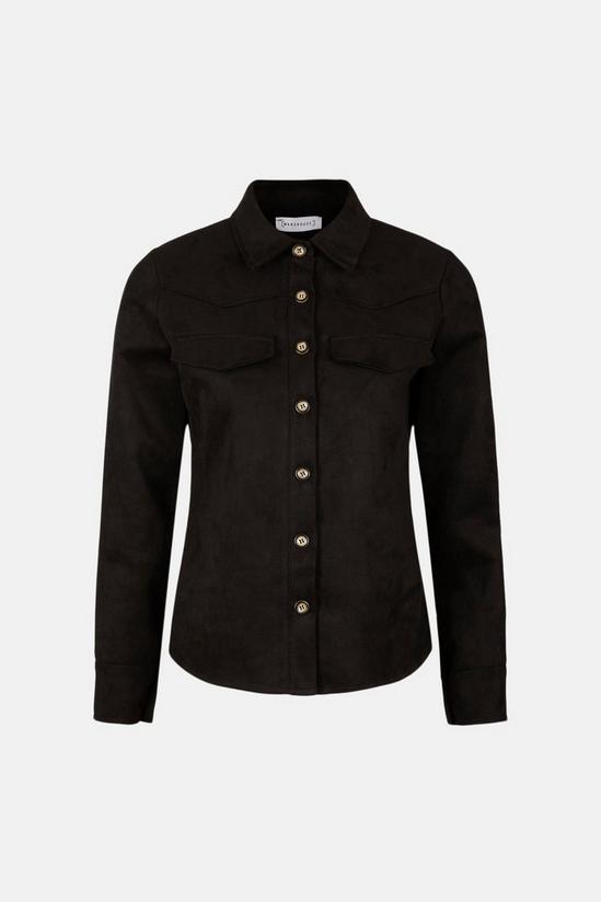 Warehouse Faux Suede Western Shirt 5