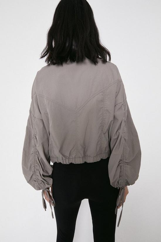 Warehouse Nylon Zip Front Pullover Jacket 4