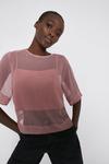 Warehouse Sheer Top With Contrast Lining thumbnail 1