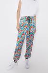 Warehouse Cuffed Jogger In Vintage Floral Print thumbnail 2