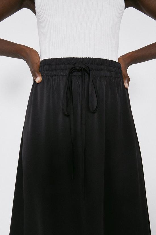 Warehouse Midi Skirt In Satin 2