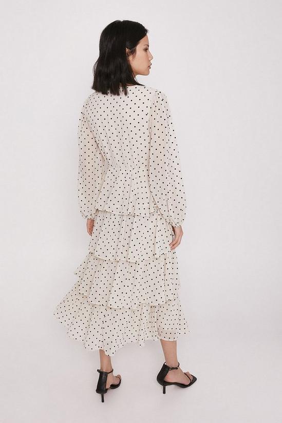 Warehouse Tiered Dress In Spot 3