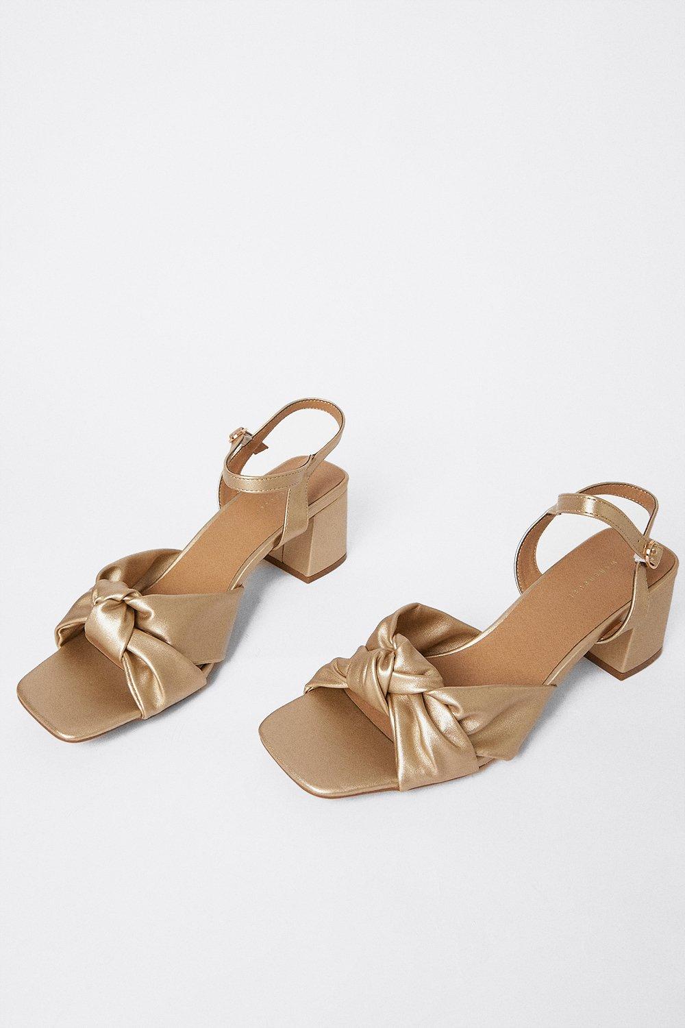 Knot clearance sandals heels