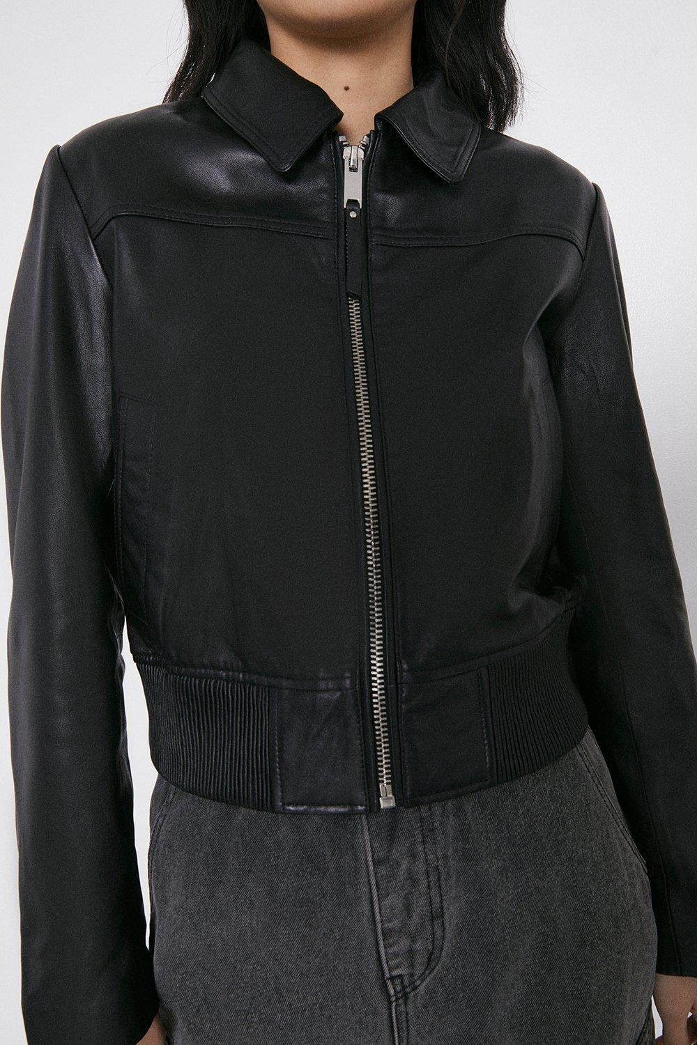 Jackets Coats Real Leather Bomber Jacket Warehouse