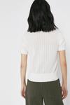 Warehouse Broderie Trim Ruffle Knitted Tee thumbnail 3