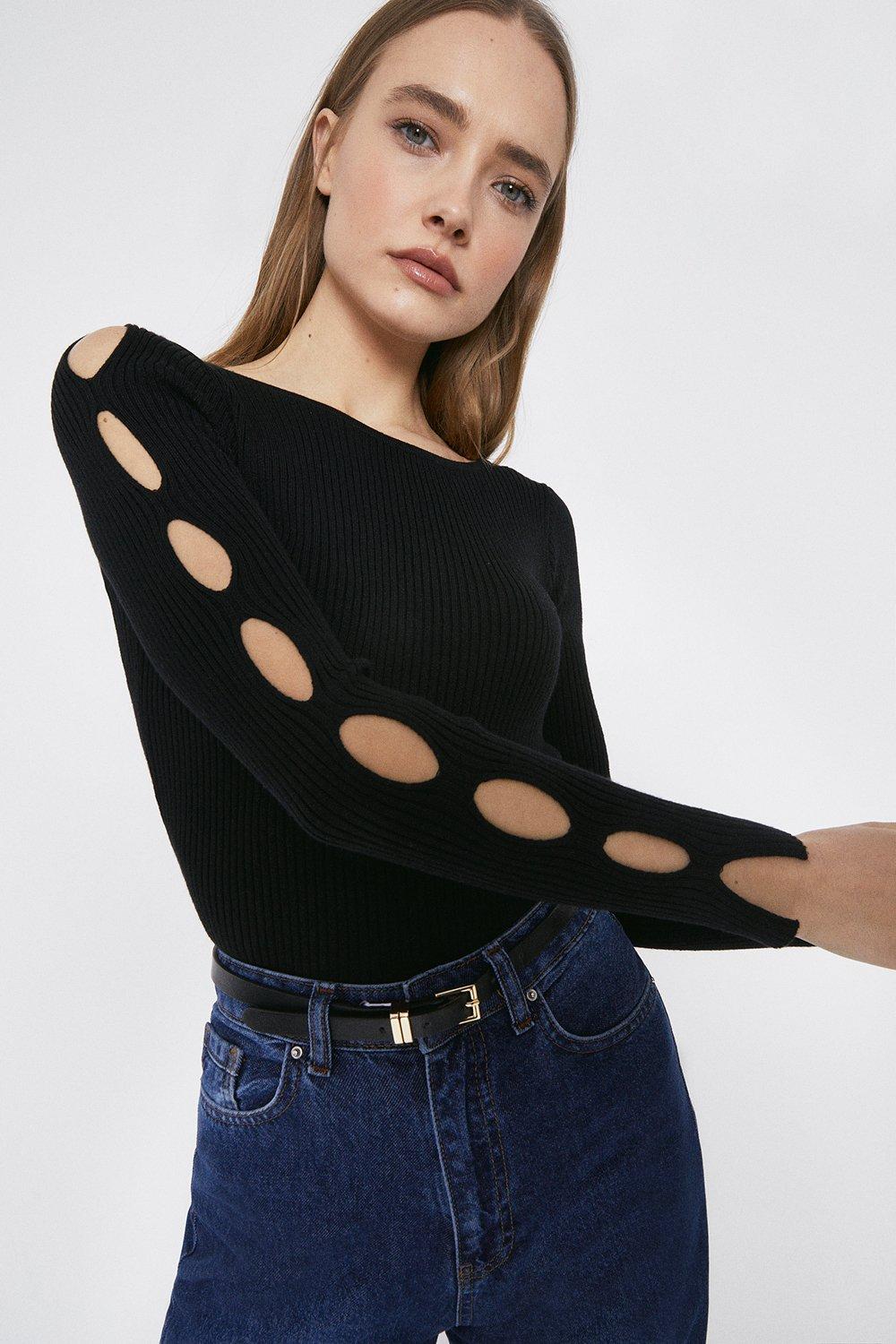 Cut out 2025 sleeve jumper