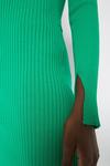 Warehouse Open Back Knitted Polo Dress thumbnail 6