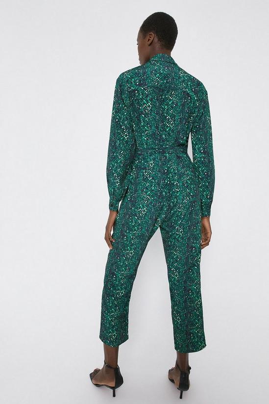 Warehouse Jumpsuit In Snake Print 3