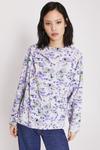 Warehouse Top In Lilac Floral thumbnail 1