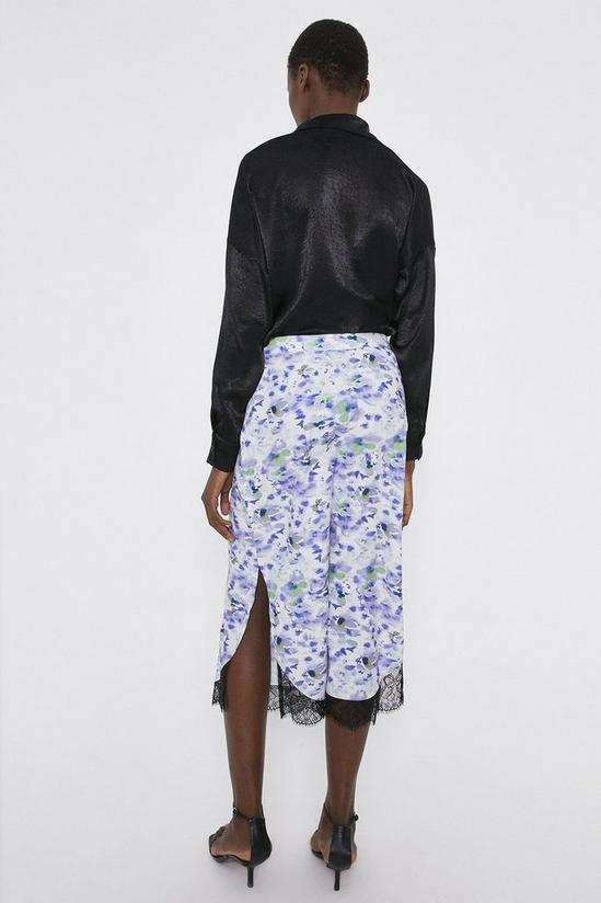 Warehouse Skirt In Lilac Floral 3