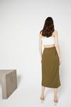 Warehouse Split Front Pencil Skirt With Skinny Tie thumbnail 3