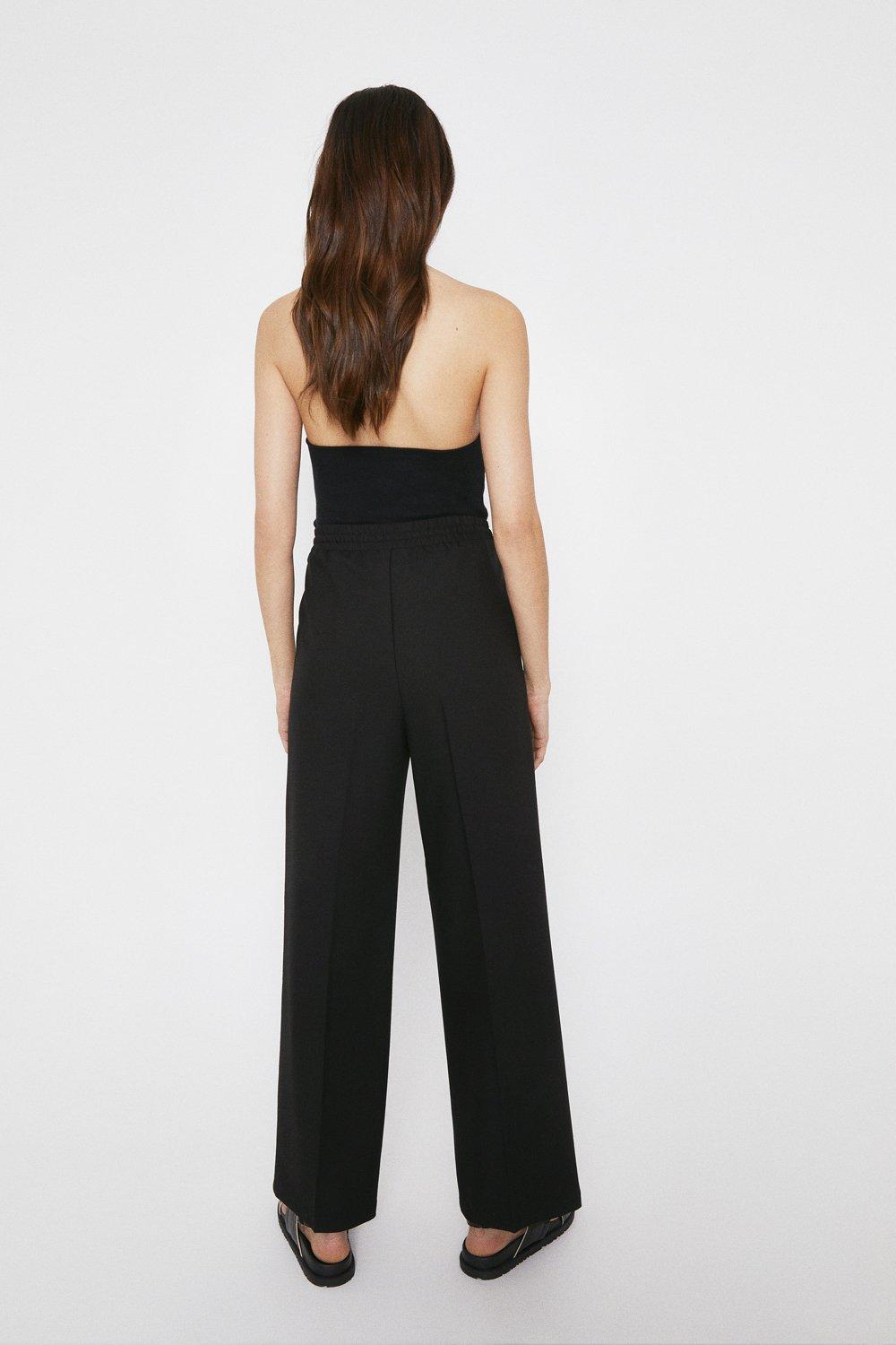 Wide leg outlet trousers warehouse