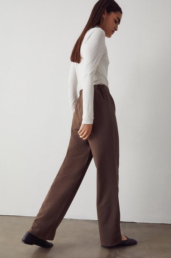 Warehouse Relaxed Clean Front Wide Leg Trouser 3