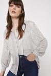 Warehouse Shirt With Pleat And Pockets In Stripe thumbnail 1