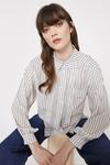 Warehouse Shirt With Pleat And Pockets In Stripe thumbnail 2
