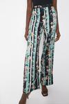 Warehouse Wide Leg Trouser In Linear Floral thumbnail 2