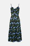 Warehouse Cami Dress In Blue Floral Print thumbnail 5