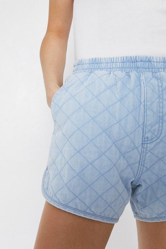 Warehouse Denim Quilted Shorts 2