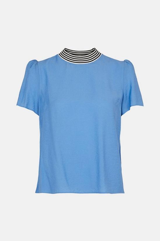 Warehouse Top With Stripe Neck Band 5