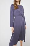 Warehouse Midi Dress With Knot Front thumbnail 2