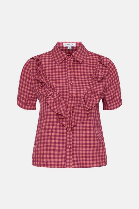Warehouse Check Shirt With Frill 5