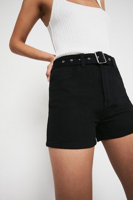 Warehouse Denim Belted Shorts 1