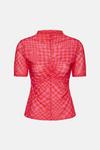Warehouse Printed Ruched Front Top thumbnail 5